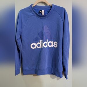 Adidas Royal Blue Crewneck Sweatshirt *A7